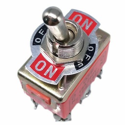 [OTHER.1322B] Toggle switch (ON)-OFF-(ON), 6P