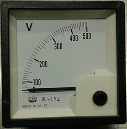 [SR96.500V] TEW SR-96 96x96 90 Analogue AC Voltmeter