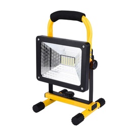 [SOLAR.TGD-005A-20W-B] SOLAR RECHARGEABLE LED FLOODLIGHT 20W 6500K 